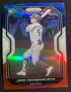 Jake CRONENWORTH RC 2021 Panini Prizm Red White Blue Parallel #235 Padres - Picture 1 of 2