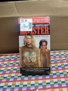 Monster (VHS, 2004) True Story! Charlize Theron Christina Ricci! R!/Factory Seal - Picture 1 of 6