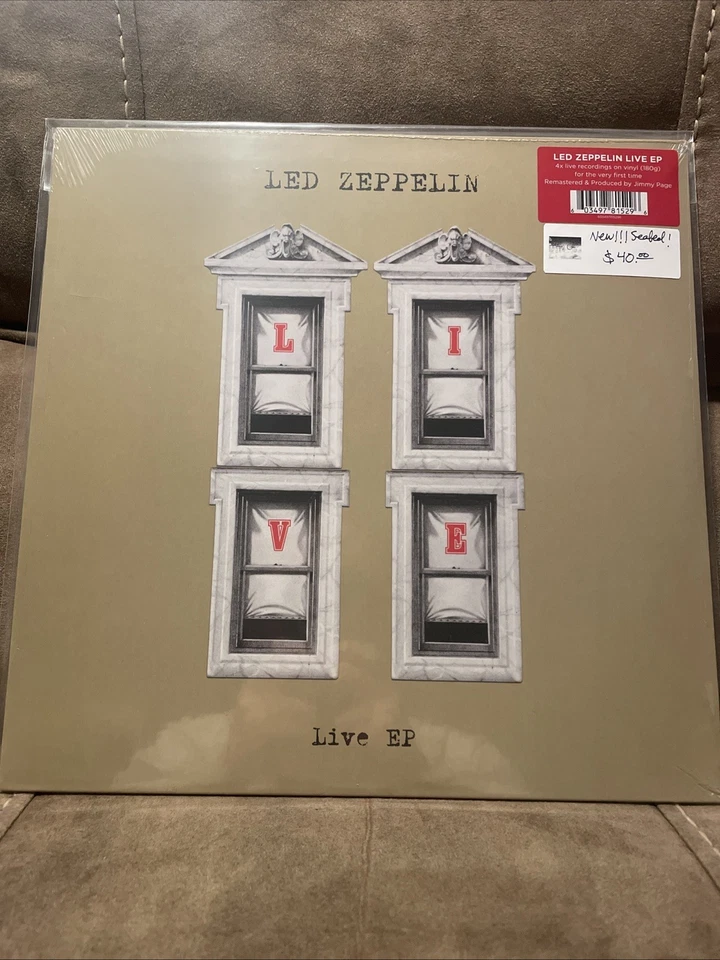 LP LED ZEPPELIN Live EP (180g Vinyl, 2025) NEW MINT SEALED - Image 1 of 1