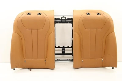 2016 - 2022 BMW 740I G12 REAR SEAT BENCH UPPER CUSHION COVER OEM BROWN_PLCRI - Image 1 of 4