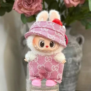 Nueva Ropa Muñeca 2 Piezas Sombrero y Pantalón Rosa Fit Labubu (MUÑECA NO INCLUIDA) 🌞🌻 - Imagen 1 de 1