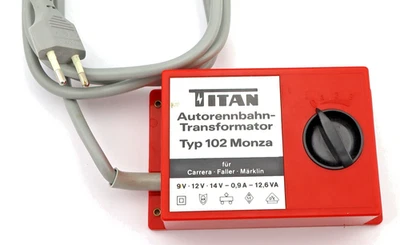 TITAN Autorennbahn-Transformator Trafo Typ 102 Monza OVP für Carrera Märklin ... - Bild 1 von 3