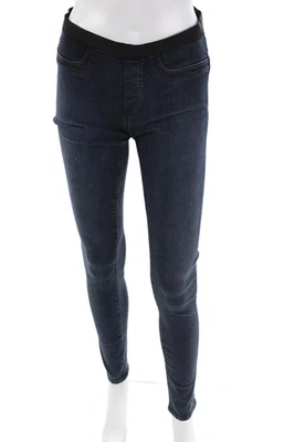 Helmut Lang Mujer Cintura Elástica Tiro Medio Denim Leggings Azul Talla 27 Foto 1 de 4
