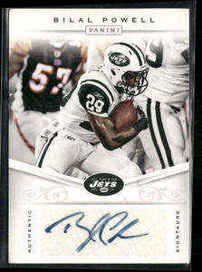 Panini Gridiron #9 2012 Bilal Powell Panini Signatures New York Jets automático - Imagen 1 de 2