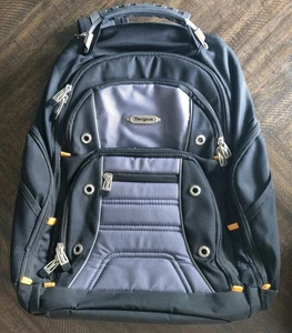 Targus Drifter II Laptop Backpack Black/Gray Business Travel Padded - Picture 1 of 10