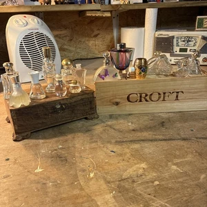 Vintage Lot von Parfümflaschen einige noch eingesprüht, verkauft als ein Posten ansehen - Bild 1 von 9