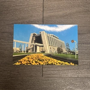 Walt Disney World Contemporary Hotel Monorail Vintage Postcard 5.5"X3.5" New - Picture 1 of 2