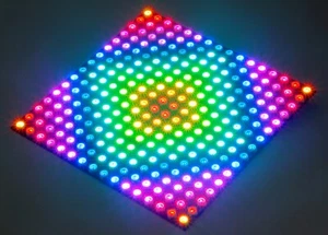 DIGI-DOT Panel 16x16 Matrix WS2812B 256 ultrahelle RGB LED m. WS2811 Chip - Bild 1 von 8