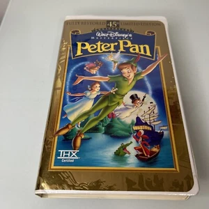 Disney's Peter Pan (1953) Limited Edition 45th Anniversary Masterpiece VHS - Picture 1 of 4