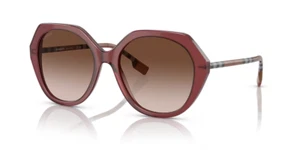 Burberry Vanessa Womens Sunglasses BE4375 401813 Brown Gradient Geometric 55MM - Picture 1 of 5