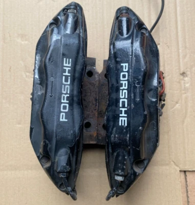 Pinzas de freno para Porsche 911 993 Calipers Brembo raras BIG BLACK 964 adaptadores Foto 1 de 4