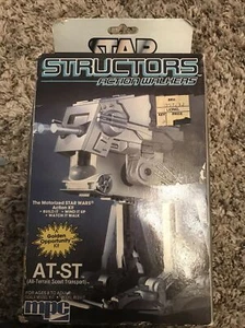 1984 Star Wars MPC AT-ST Structors Action Walkers Model NIB Box is Rough - Picture 1 of 6