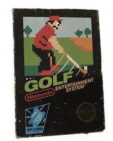 Golf NES (Nintendo Entertainment System, 1985) Cart Manual & Box