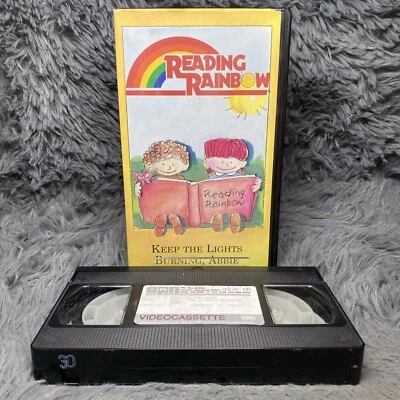 Reading Rainbow: Keep The Lights Burning Abbie VHS Tape LeVar Burton Educational - Image 1 of 4
