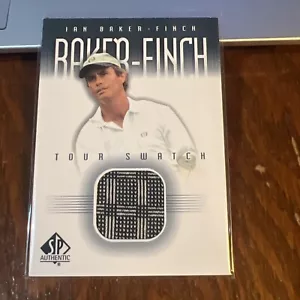 Ian Baker-Finch 2001 SP Authentic Tour Swatch Match-Worn Shirt #IF-TS PGA NM-MT - Picture 1 of 6