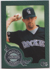 1996 Fleer E-XL #171 Jason Bates RC Colorado Rockies