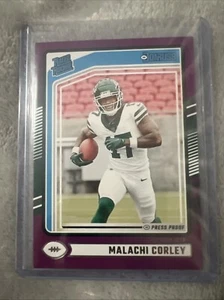 2024 Panini Donruss Malachi Corley Purple Rated Rookie - Picture 1 of 6