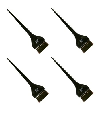 Paquete de 4 brochas de tinte prensadas grandes negras Pro Tip Foto 1 de 2