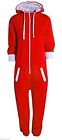 1ONESIE KIDS BOYS GIRLS PLAIN HOODED ALL IN ONE JUMPSUIT PLAYSUIT SIZES 5-16 YRS