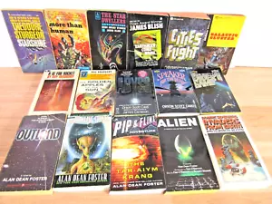 Vintage Lot 16 Science Fiction Paperback Books Blish Bradbury Alan Dean Foster - Picture 1 of 24