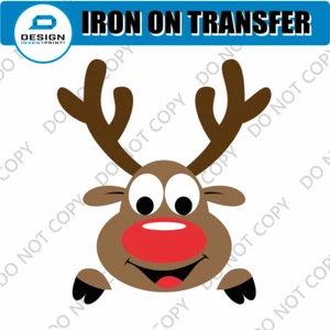 Christmas Gift Iron on Transfer Sticker Decorations T Shirt Girls Boys Adults - Picture 1 of 6