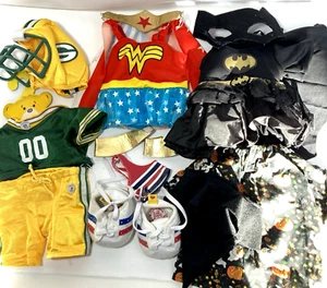Build A Bear Kleidung und Schuhe Paket Green Bay Packers Fledermaus Mädchen Wonder Woman Hexe - Bild 1 von 16