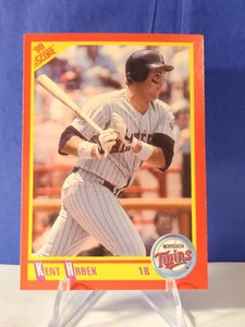 1990 Score Kent Hrbek card #381 Minnesota Twins Baseball 