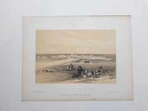 Egypt Petra Arabia Archaeology David Roberts Holy Land Original Lithograph 1860  - Picture 1 of 1