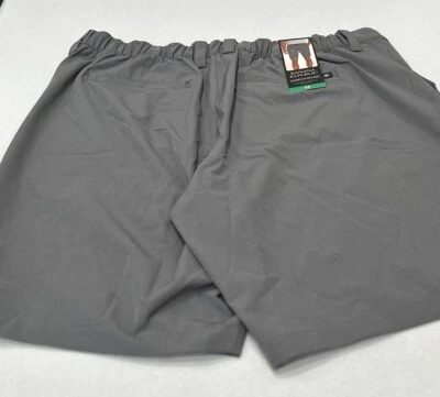 Pantalones cortos Banana Republic cómodos de frente plano para hombre, gris, talla 38 Foto 1 de 4