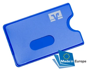 Funda para tarjeta EC azul ESTABLE + Volks- und Raiffeisenbank logotipo funda para tarjeta de crédito - Imagen 1 de 1