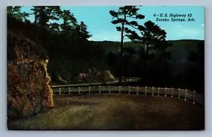 Postkarte Vintage Arkansas US Highway 62 Eureka Springs - Bild 1 von 2