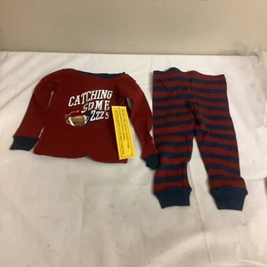 Wonder Nation Girls Pajama Set Multicolor Striped Sleepwear 3 Sets Size 18M - Picture 1 of 8