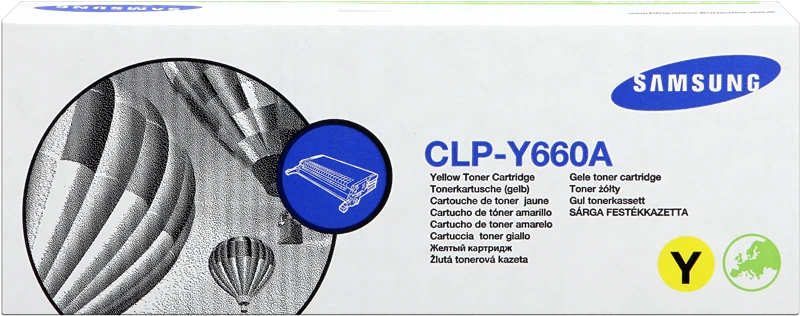 SAMSUNG CLP-Y660A Y660 ORIGINAL YELLOW TONER CLP-610/CLP-660/CLX-6200/CLX-6210 - Image 1 of 1