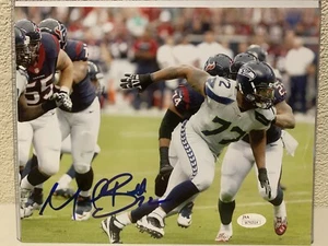 Michael Bennett Signed Seattle Seahawks 8x10 Photo JSA - Picture 1 of 5