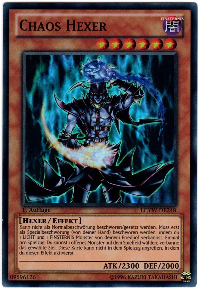 Yu-Gi-Oh! LCYW-DE248 Chaos Hexer Super Rare 1. Auflage in Sleeve & Toploader - Bild 1 von 1