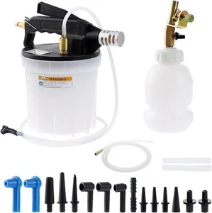 2L Pneumatic Car Vehicle Changer Vacuum Brake Fluid Bleeder Extractor Pump Kit - Picture 1 of 4