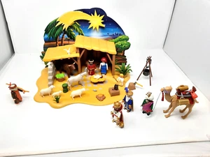 Playmobil 4884 Belén con Establo y 4886 Reyes Magos - casi completo - Imagen 1 de 24