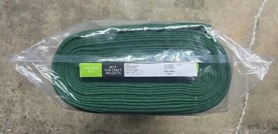 10 Yards Of Classic Felt Fabric -Hunter GREEN- 72" Wide - Sold by the Bolt - Image 1 of 4