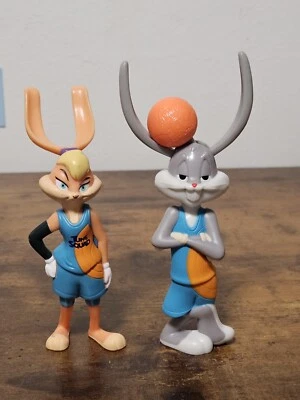 Space Jam 2 лот из 2 фигурок McDonalds 2020 Happy Meal игрушки украшение для торта кролики - Изображение 1 из 2