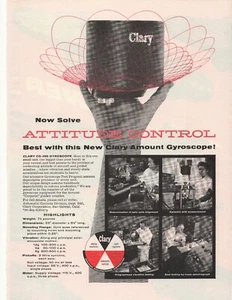 Anuncio de giroscopio Clary 1955 - Imagen 1 de 1