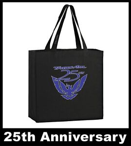Pontiac Trans Am Firebird Emblem Black Tote Bag