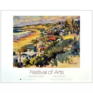 2001 FESTIVAL OF ARTS PAGEANT MASTERS POSTER LAGUNA BEACH - ORIGINAL MINT ROLLED - Picture 1 of 1