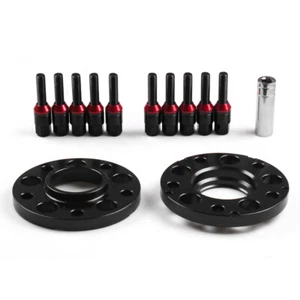 15mm 5x120mm 72.56mmHubcentric Wheel Spacers M12x1.5 Tapered Bolts For E36/E82 - Picture 1 of 9