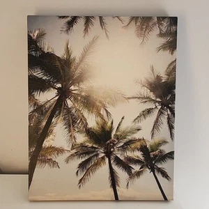 16 x 20 Palm Trees Beach Canvas Wall Art - Picture 1 of 16