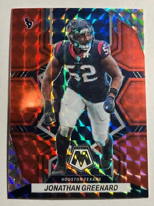 2022 Panini Mosaic - #80 Jon Greenard Red Mosaic Prizm Hobby Houston Texans - Picture 1 of 2
