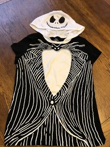 Jack Skellington Kids’ Hooded Costume Shirt Size L (11-13) - Picture 1 of 4