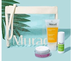 Murad Regimen Skin Care Travel MVP’s 3 Piece Travel Kit + Wristlet. Brand New. - Picture 1 of 6
