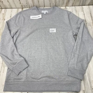 Saddlebred NWT Men's Gray Crew Neck Ultra Soft Fleece Sweatshirt - Sz L. U21 - Picture 1 of 7