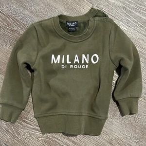 Milano di Rouge Lux Baby Signature Crew Neck Sweatshirt Size 12-18 Month - Picture 1 of 11