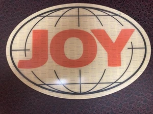 RARE JOY COAL MINING Equipment Sticker 12 X 8 - Picture 1 of 4